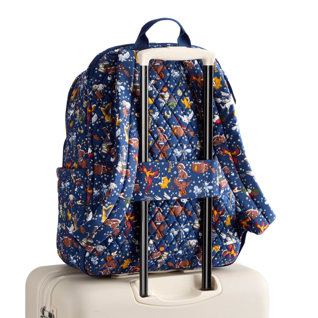 Harry Potter™ Outlet Essential Large Backpack - Friends at Hogwarts Ditsy Navy - Image 5