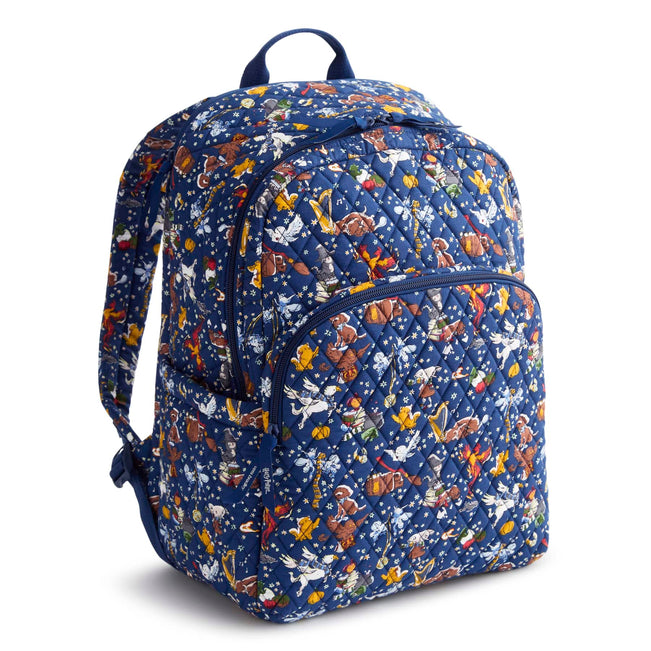 Harry Potter™ Outlet Essential Large Backpack - Friends at Hogwarts Ditsy Navy - Image 1