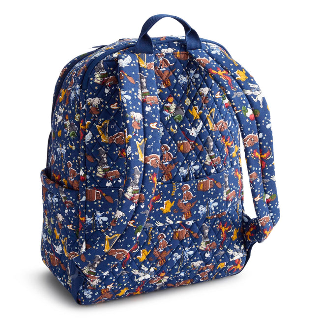 Harry Potter™ Outlet Essential Large Backpack - Friends at Hogwarts Ditsy Navy - Image 3