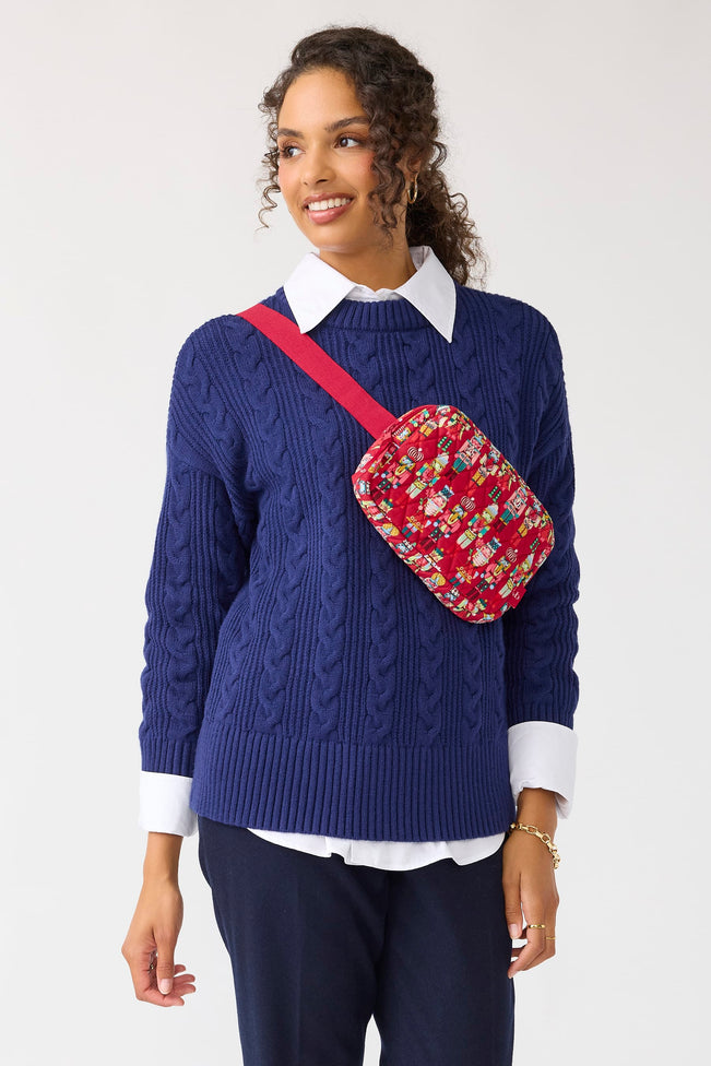 Outlet Large Cube Belt Bag - Nutcrackers - Image 2