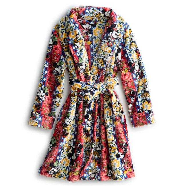 Disney Outlet Fleece Robe - Mickey & Friends Circus Floral / XX Large - XXX Large - Image 1