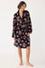 Outlet Fleece Robe - Clustered Ditsy Moonless Night / XXLarge - XXXLarge - Image 2