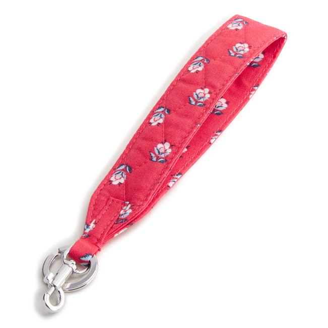 Wide Wristlet Strap - Bluebell Ditsy Hibiscus - Image 1