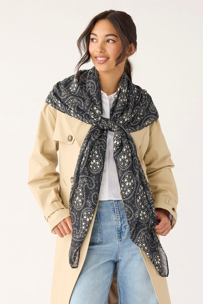 Outlet Travel Scarf - Circular Paisley - Image 2