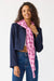 Outlet Travel Scarf - Petal Posy Strawberry Cream - Image 2