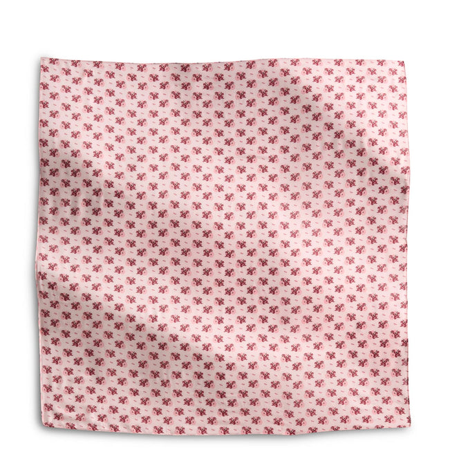 Outlet Travel Scarf - Petal Posy Strawberry Cream - Image 1