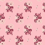 Outlet Travel Scarf - Petal Posy Strawberry Cream - Image 3