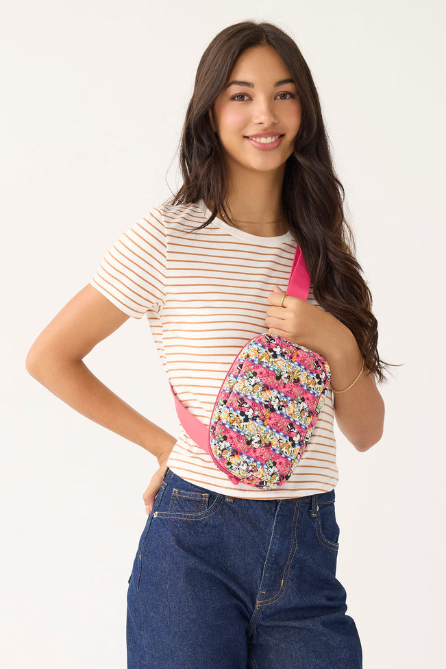 Disney Outlet Large Cube Belt Bag - Mickey & Friends Circus Floral - Image 2