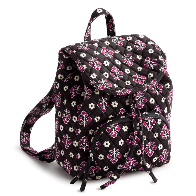 Outlet Drawstring Backpack - Clustered Ditsy Moonless Night - Image 1