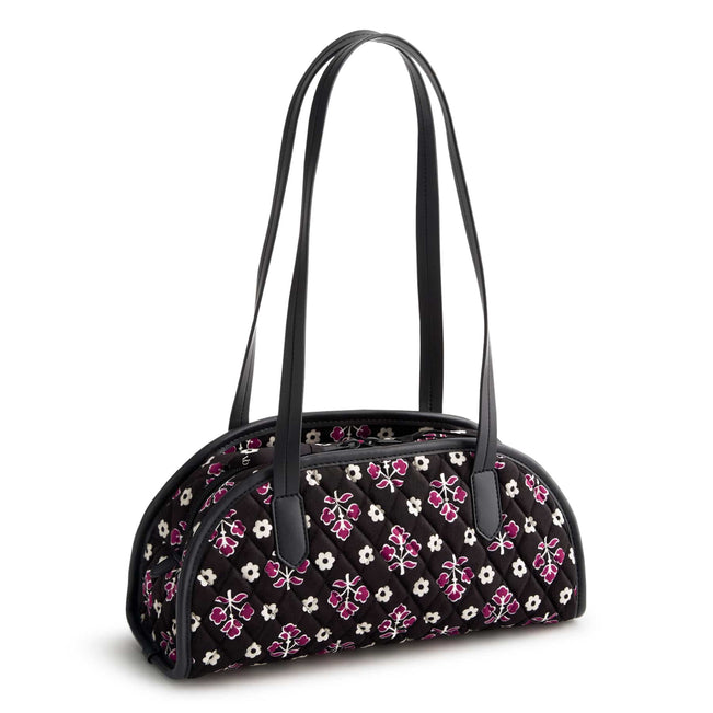 Outlet Bowler Satchel - Clustered Ditsy Moonless Night - Image 1