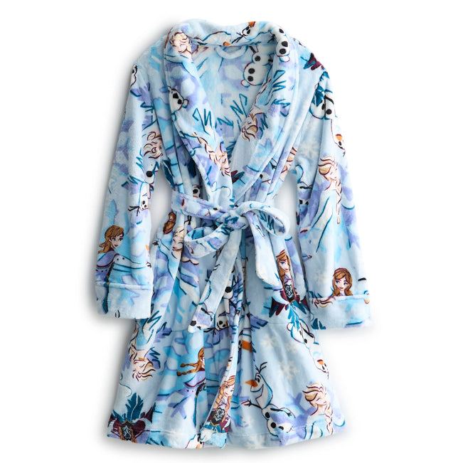 Disney Outlet Fleece Robe - Frozen Snowflakes Ice Water / Small - Medium - Image 1