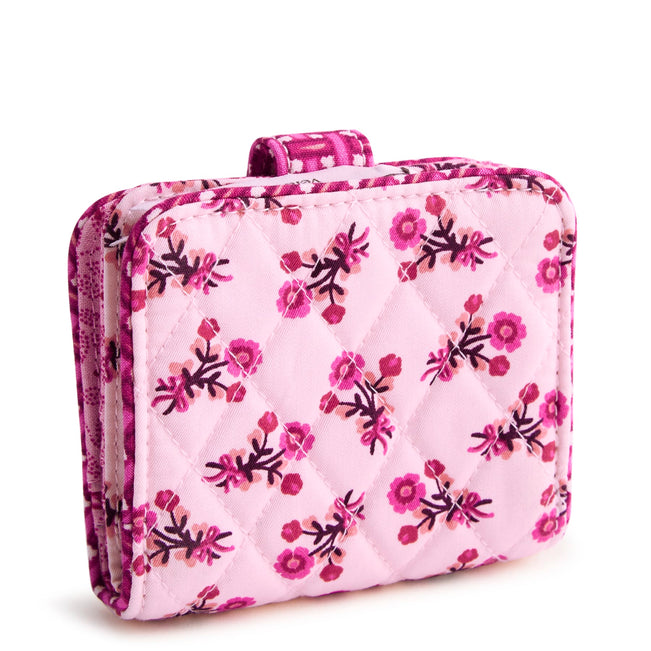 Small Deluxe Tab Wallet - Melissa Ditsy Pink - Image 2
