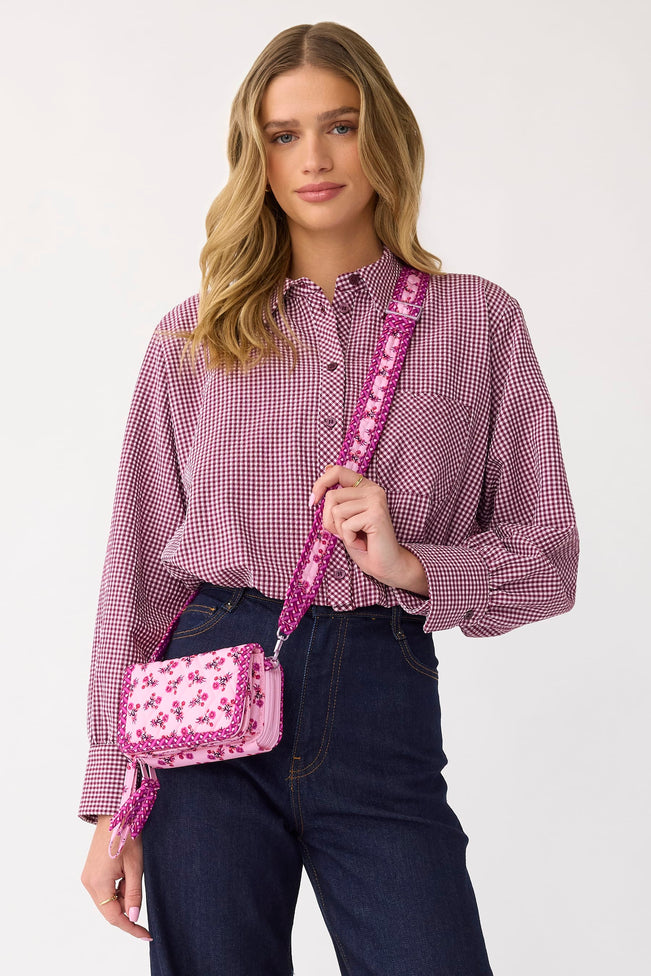 Carlow All in One Crossbody - Melissa Ditsy Pink - Image 2