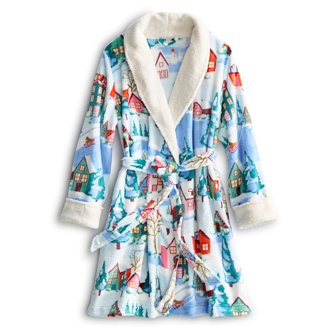 Outlet Fleece Robe - Holiday Houses / Small - Medium - Image 1