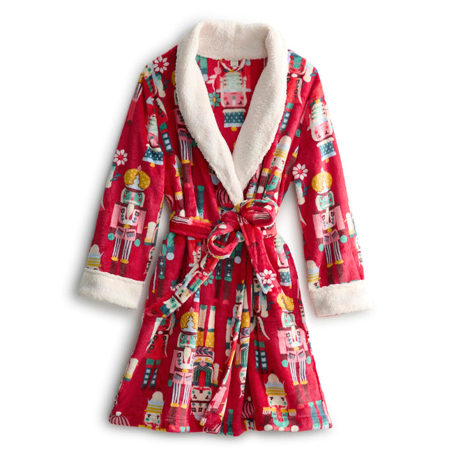 Outlet Fleece Robe - Nutcrackers / Large - Extra Large - Image 1