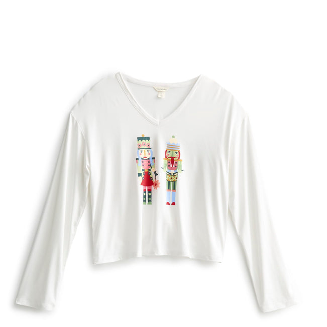 Outlet Long-Sleeved Shirt & Pants PJ Set - Nutcrackers / XXLarge - Image 3