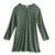 Outlet Long-Sleeved Henley Night Dress - Mistletoe Lattice / Small - Image 1
