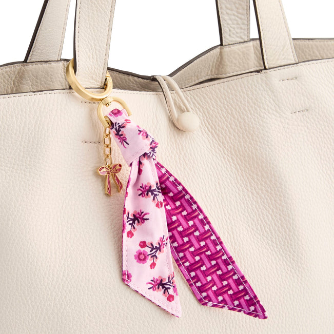 Ribbon Bag Charm - Melissa Ditsy Pink - Image 2