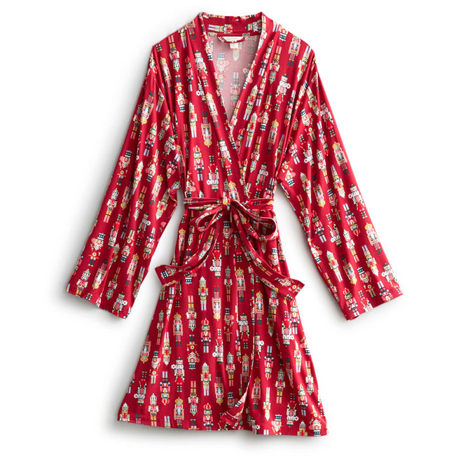 Outlet Essential Knit Robe - Nutcrackers / Small - Medium - Image 1