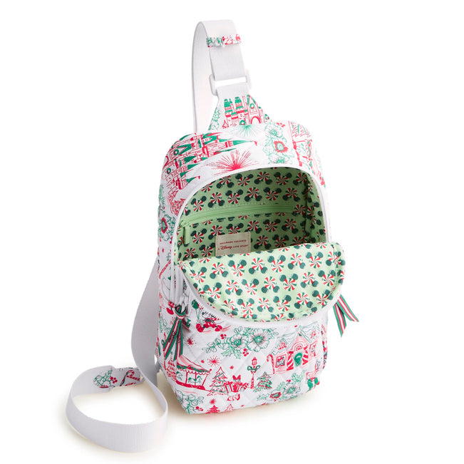 Disney Hallmark Holiday Ever After Lorman Sling Backpack - Holiday Ever After Floral - Image 4