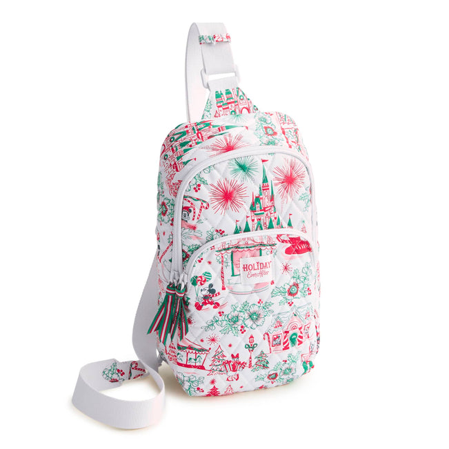 Disney Hallmark Holiday Ever After Lorman Sling Backpack - Holiday Ever After Floral - Image 1