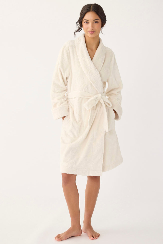 Fleece Robe - Antique White / Small - Medium - Image 2