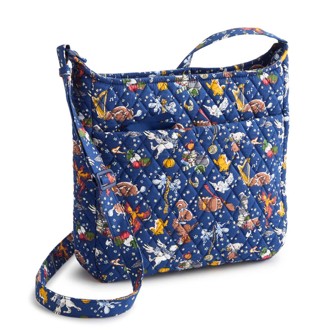 Harry Potter™ Outlet Essential XL Crossbody - Friends at Hogwarts Ditsy Navy - Image 1