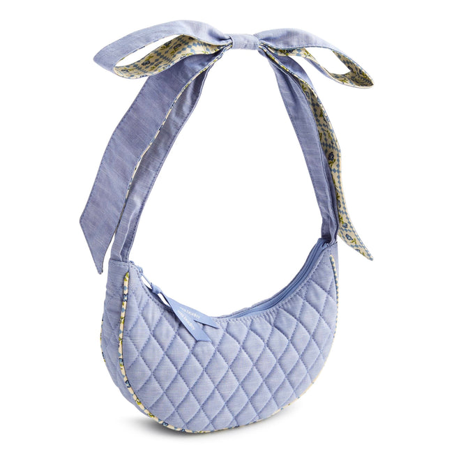 Mini Clara Bow Bag - Blue Chambray - Image 1
