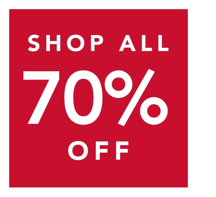 Shop All 70% Off