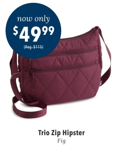 Outlet Trio Zip Hipster