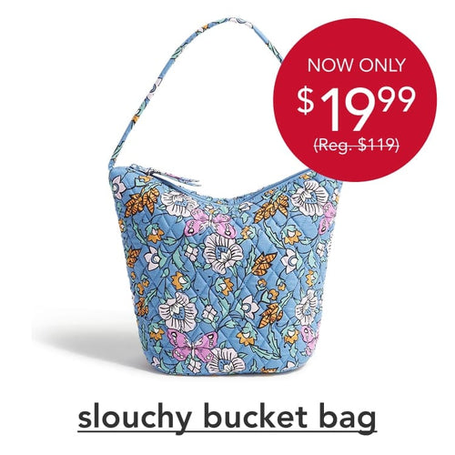 Outlet Slouchy Bucket Shoulder Bag