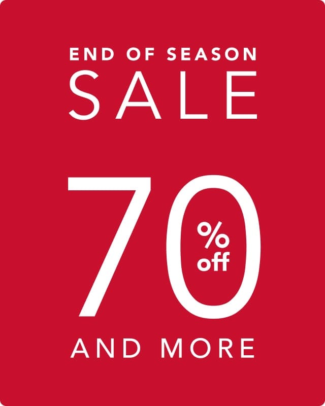 End of Season Sale
