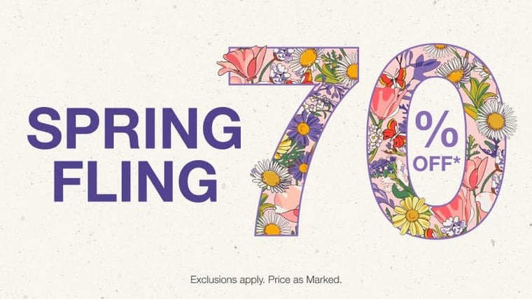 70% off Spring Fling