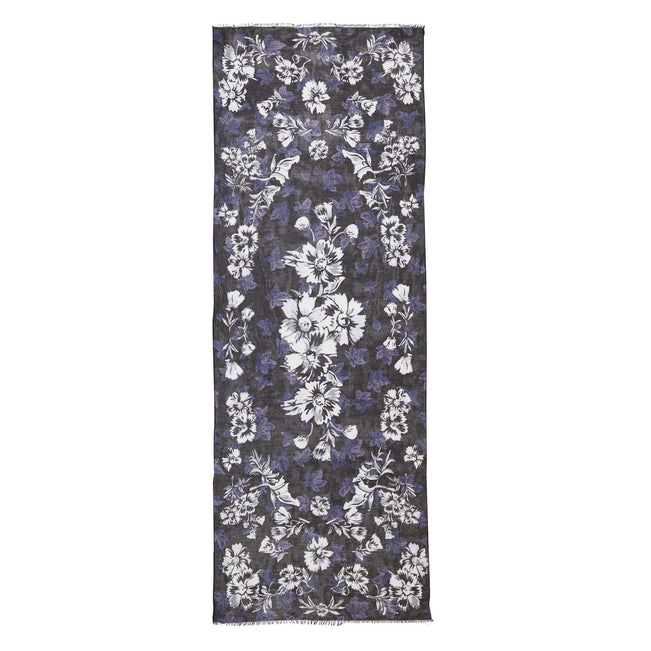 Factory Style Soft Fringe Scarf-Frosted Floral-Image 2-Vera Bradley
