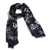 Factory Style Soft Fringe Scarf-Frosted Floral-Image 1-Vera Bradley