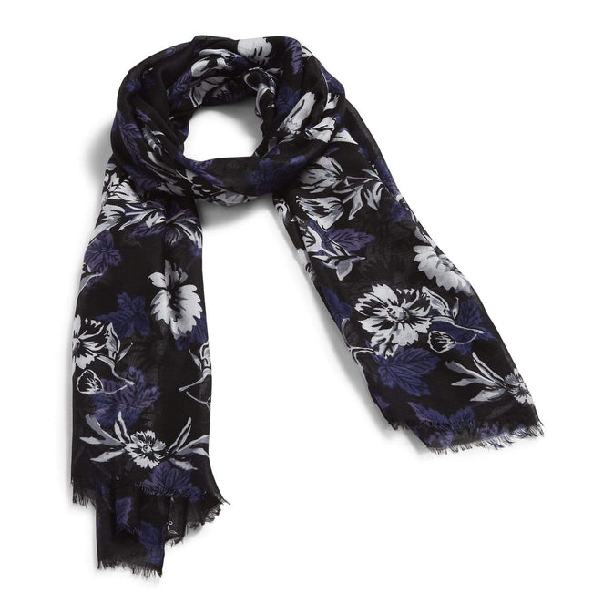 Factory Style Soft Fringe Scarf-Frosted Floral-Image 1-Vera Bradley