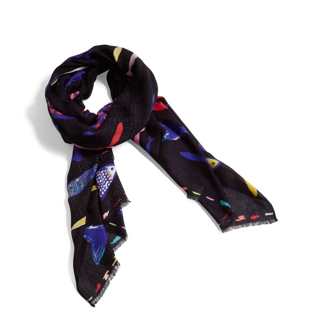 Soft Fringe Scarf-Fish Multi-Image 1-Vera Bradley