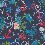 Soft Fringe Scarf-Spring Tide Navy-Image 3-Vera Bradley
