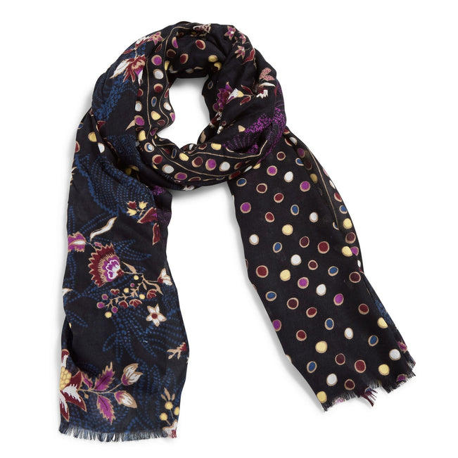 Soft Fringe Scarf-Garden Dream-Image 1-Vera Bradley