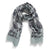 Eyelash Fringe Scarf-Cornflower Blossoms-Image 1-Vera Bradley