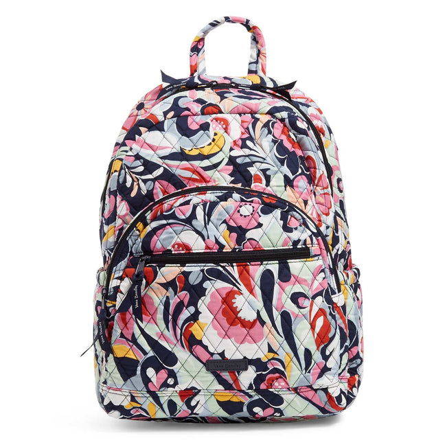 VERA BRADLEY Essential outlets Large Backpack Laptop School Bag Lemon Grove