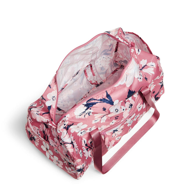 Packable Duffel Travel Bag-Strawberry Grand Garden-Image 4-Vera Bradley