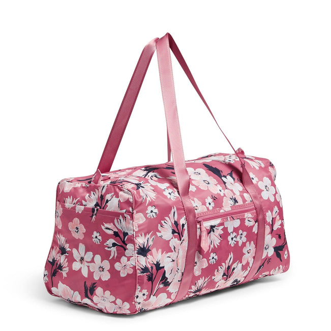 Packable Duffel Travel Bag-Strawberry Grand Garden-Image 3-Vera Bradley