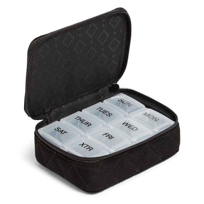 Factory Style Travel Pill Case-Classic Black-Image 2-Vera Bradley