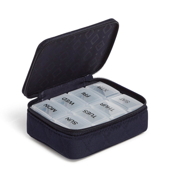 Factory Style Travel Pill Case-Classic Navy-Image 1-Vera Bradley