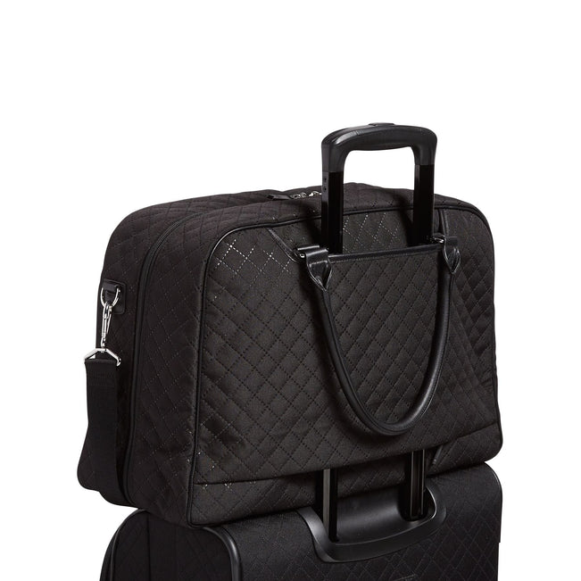Lay Flat Weekender Travel Bag-Black-Image 6-Vera Bradley