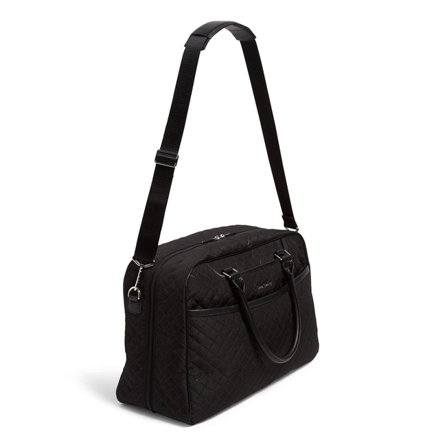 Lay Flat Weekender Travel Bag-Black-Image 2-Vera Bradley