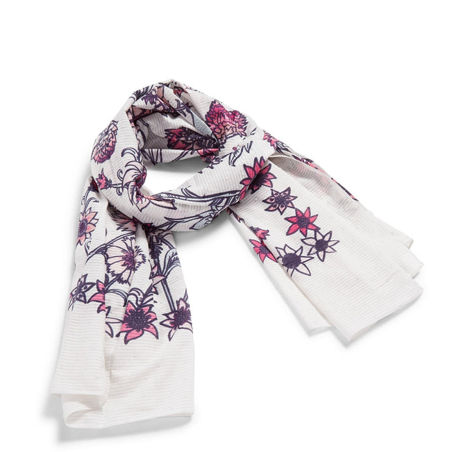 Oversized Scarf-Cornflower Blossoms-Image 1-Vera Bradley