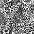 Factory Style Drawstring Backsack-Eden Paisley Black-Image 5-Vera Bradley
