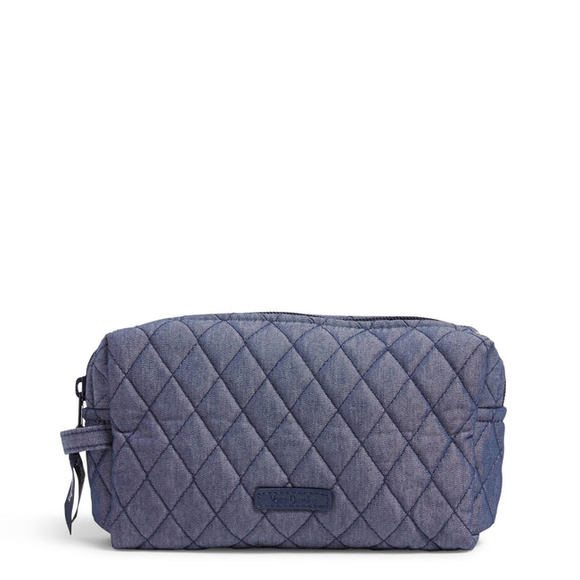 Factory Style Medium Cosmetic Bag-Moonlight Navy-Image 1-Vera Bradley